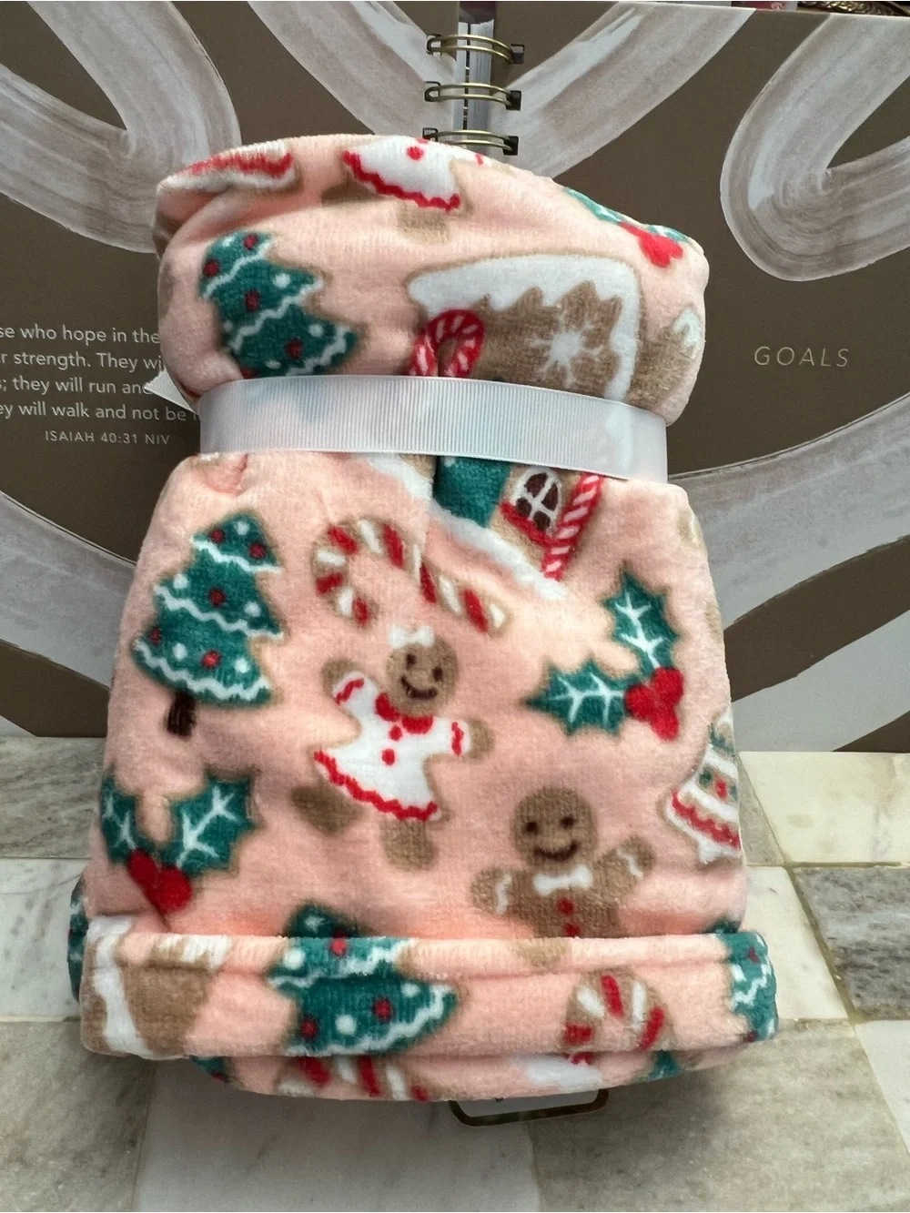 Casaba Pink Gingerbread Hand Towels - 2-Pack